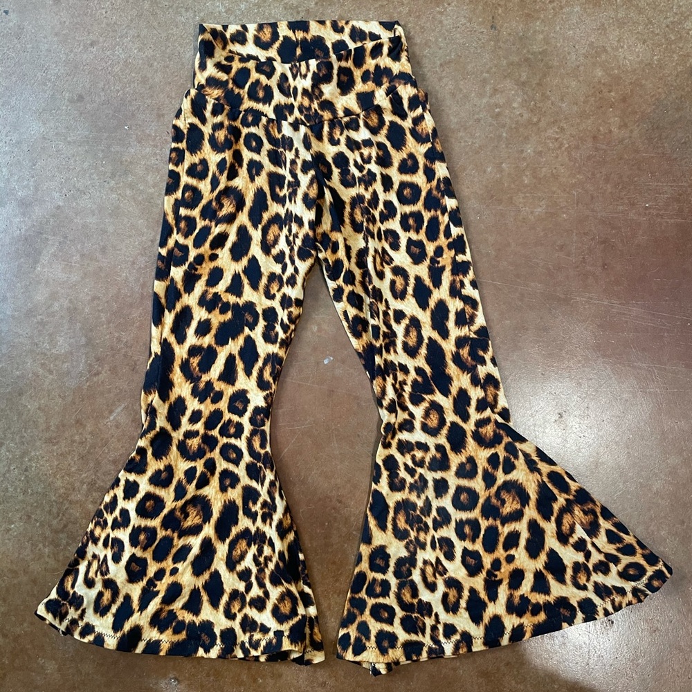 Leopard Print Bell Bottoms